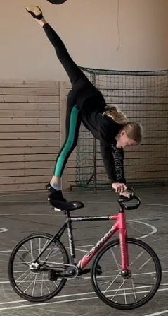 Sattelbeugestand halbe Runde